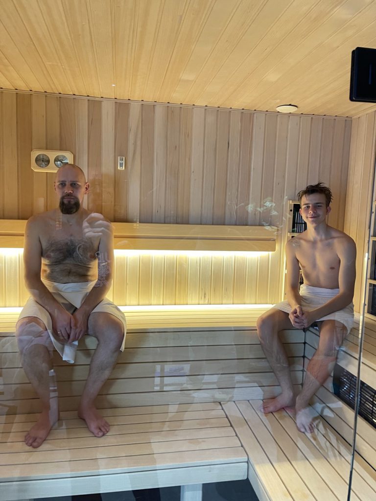 Finnish sauna — relaxation